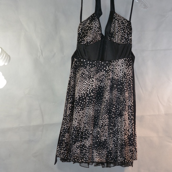 Halter Dress Black and White M by Ruby Rox - Picture 2 of 8